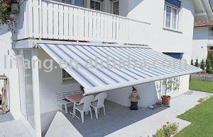 Standard patio retractable awning