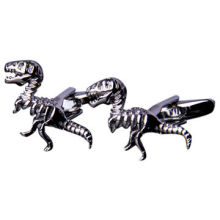 Customized emulation dinosaur brass cufflinks