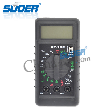 Suoer Mini LCD Display Multimeter Pocket Digital Multimeter