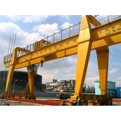 16 tons two hooks double girder gantry crane