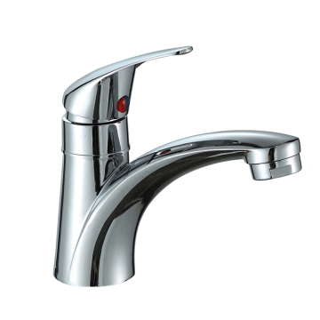 Deck mounted zinc alloy wash tap basin faucet
