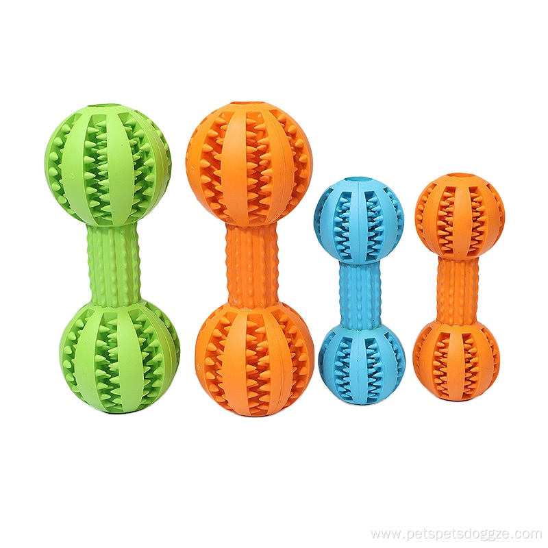 Teeth Cleaning Rubber dog chew toy ball