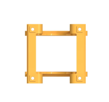 Excavator 385C track guard assembly 176-2108/1762108, support wheel guard plate, guard chain frame