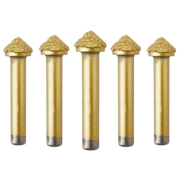 Diamond Engraving Bits & Cutters: SHDIATOOL Brazed Router Bits for Stone Milling