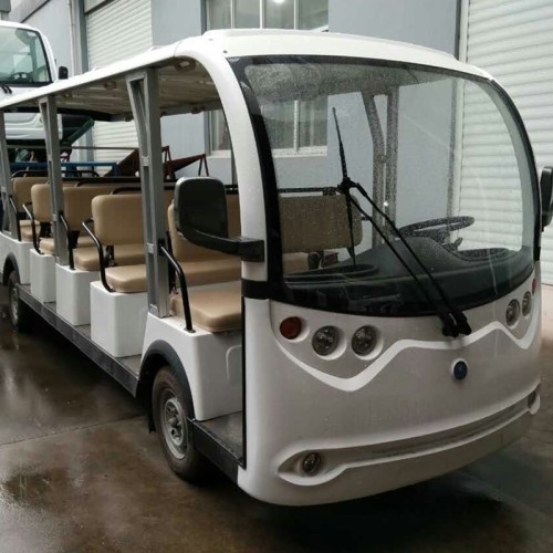 23 seats gas powered shuttle bus