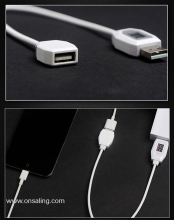 USB A/F LED USB extension cable/Sync data cables