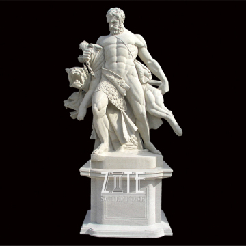 Popular Hand Carved cast stone marble man sculpture