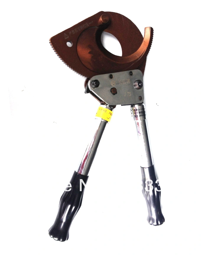 Igeelee Ratchet Wire Cutter J75 for Cutting Copper& Aluminum in Armounred Cable Smaller Than 3X 120mm2