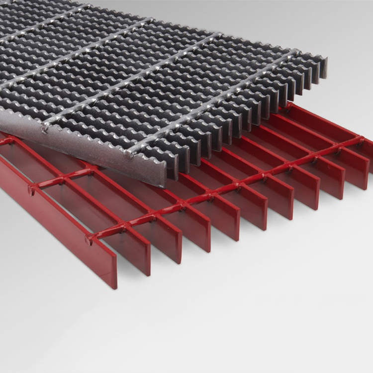 High strength walkway steel bar grating for stairs