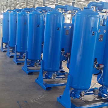 Double Tower Adsorption Dryer 220V 380V 50HZ Refrigerator Heatless Adsorption Air Dryer for Portable Air Compressors