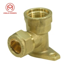 Copper Pipe Female Wallplate for Water Compression Fittings