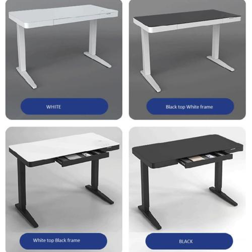 Hollin height adjustable desk standing table