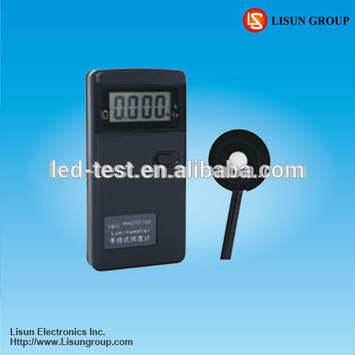 PHOTO-100 Economic Pocket Illuminance Meter with High Precision Detector Measures Illuminance Automatically