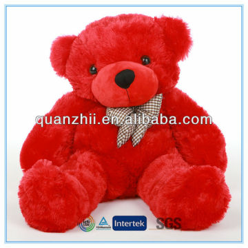 CE ASTM high quality red plush teddy bear