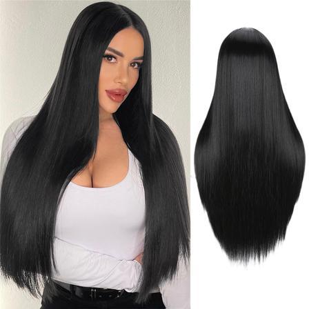 Long Straight Synthetic Full Wig