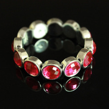 Rhinestone Acrylic Stretch Crystal Bracelet Costume Jewelry