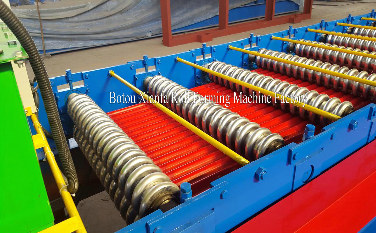 corrugated sheet machine 