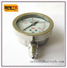 2.5"oil filled pressure gauge manometer manufacturer