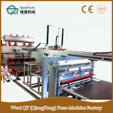 Short cycle melamine particle board laminated press machine