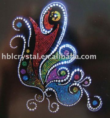 hot fix rhinestone motif