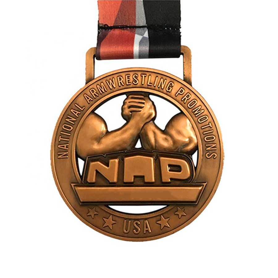 Kampanjer Custom National Armwrestling Medal