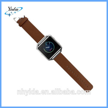 Brown Genuine Leather Watch band Leather Band for Fitbit blaze
