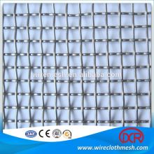 Weld crimped wire mesh