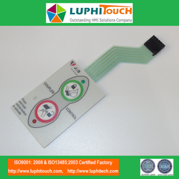 Paladin Attachments Metal Dome Tactile Membrane Switch