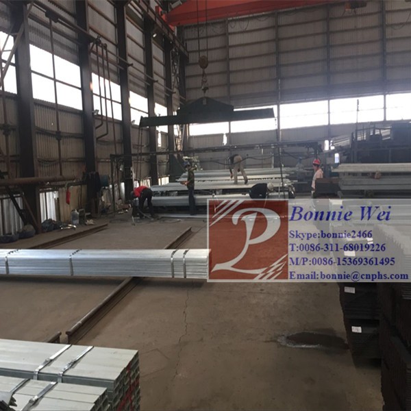 Galvanized equal double angle iron steel bar