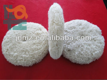 Buffing wool pads