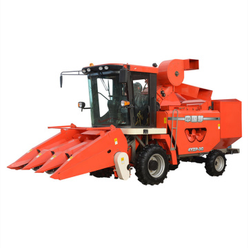 self-propelled combine maize corn harvester