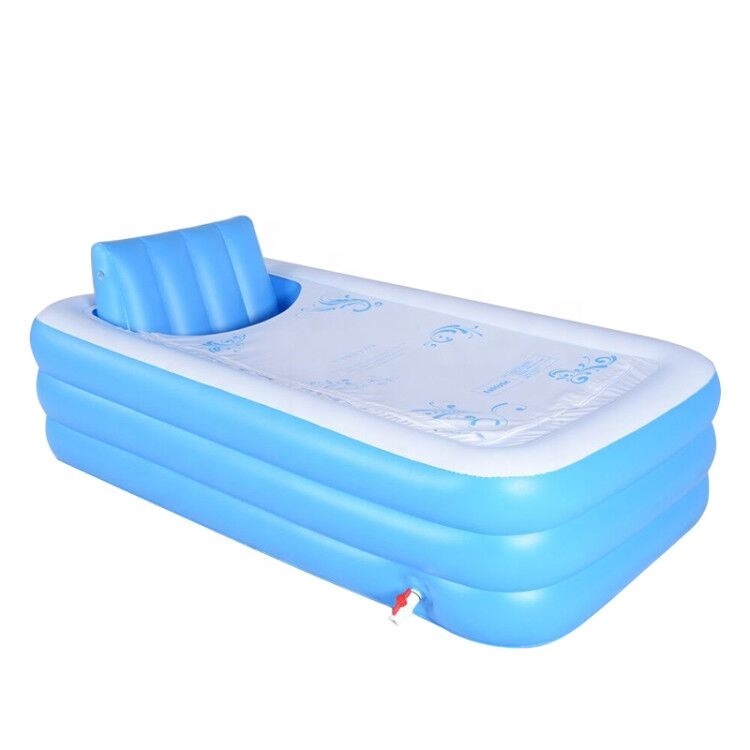 ECO inflatable bathtub with L shape cushion