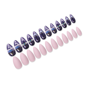 Wholesale 24 Pcs Cosmetics Press on Artificial Fingernails