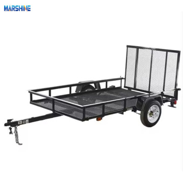 Single-Axle 6x12 Utility Trailer Grid Steel Utility Trailer