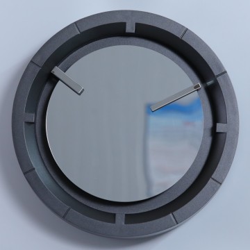 12 Inch Decorative Wall Clock with Mirror Face