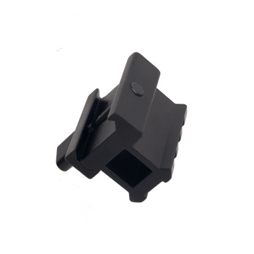 D0015 Short Riser Mount See-Thru 3-Slots Picatinny Rail