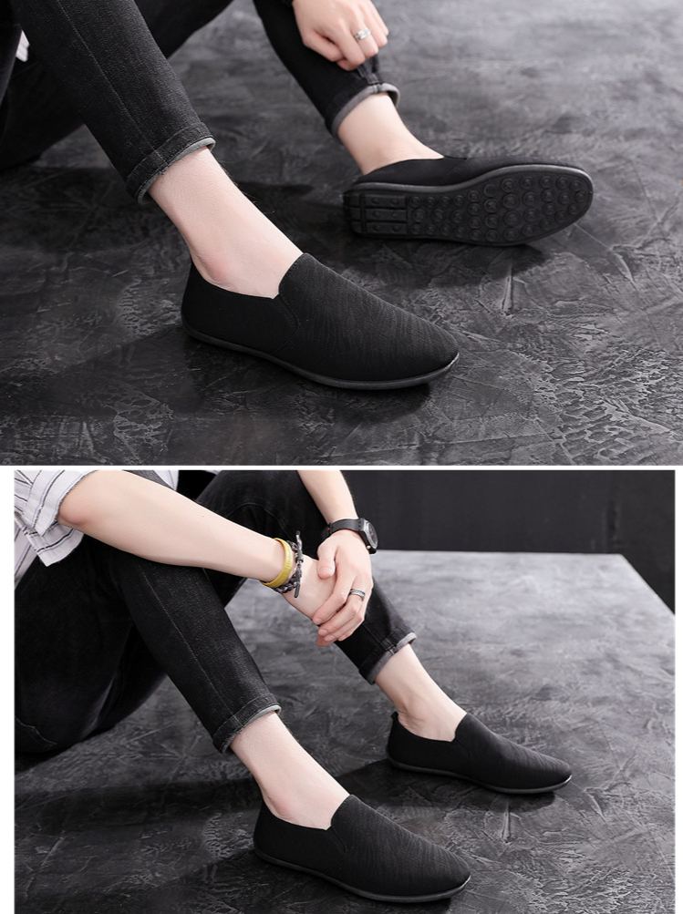 Supplier Fashion Casual New Style for Men Low Price EVA OEM Business Peas Shoes Lazy Shoes Trend a foot British Style