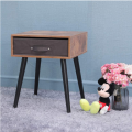 2-piece set table with 1 storage drawer nightstand