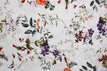 High Quality Morning Glory Pattern Printed Fabrics