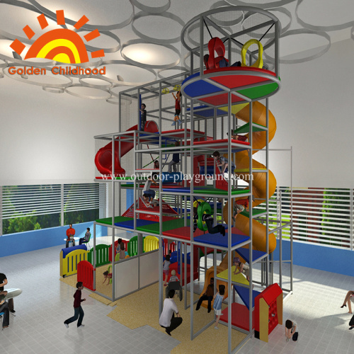 Indoor Kids Playground With Slide For Sale