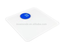 Large round LCD dispaly electronic body weighing scale bathroom scale