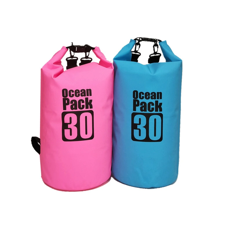 Custom Print Logo OEM Float Drifting Camping Accessories PVC Outdoor Hiking Boating Kayak Waterproof Backpack Dry Bag