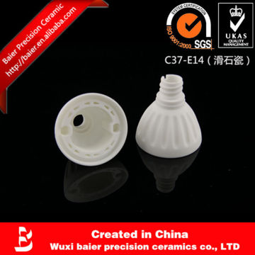Electrical insulation steatite porcelain ceramics LED lamp holder