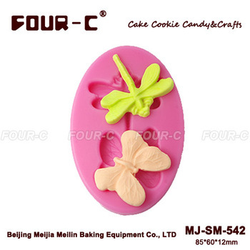 Butterfly And Dragonfly cupcake mold,cupcake decorating tools,silicone cake supplies