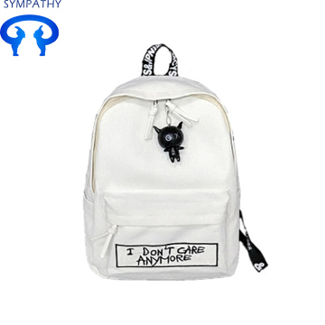 Campus hippack simple canvas personality backpack.