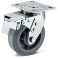 Heavy Duty Flat Plate Rigid Wheel Casters