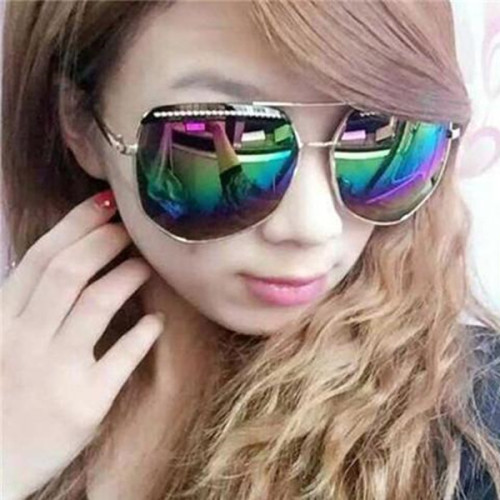 Desainer Sunglasses Baik Wanita Fashion Rensin Lensa
