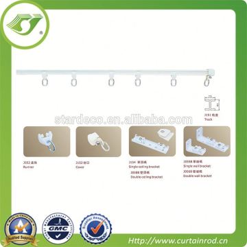 D0090 Flexible curtain rail/curtain track glider/ceiling mount curtain track
