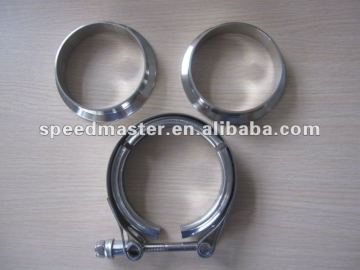 Stainless Steel V band turbo hose clamp flanges ss304 SUS 304