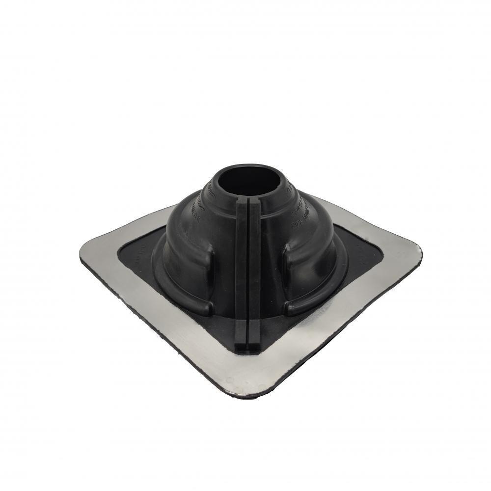 Lampeggiante regolabile per tetto in EPDM/silicone con clip in alluminio